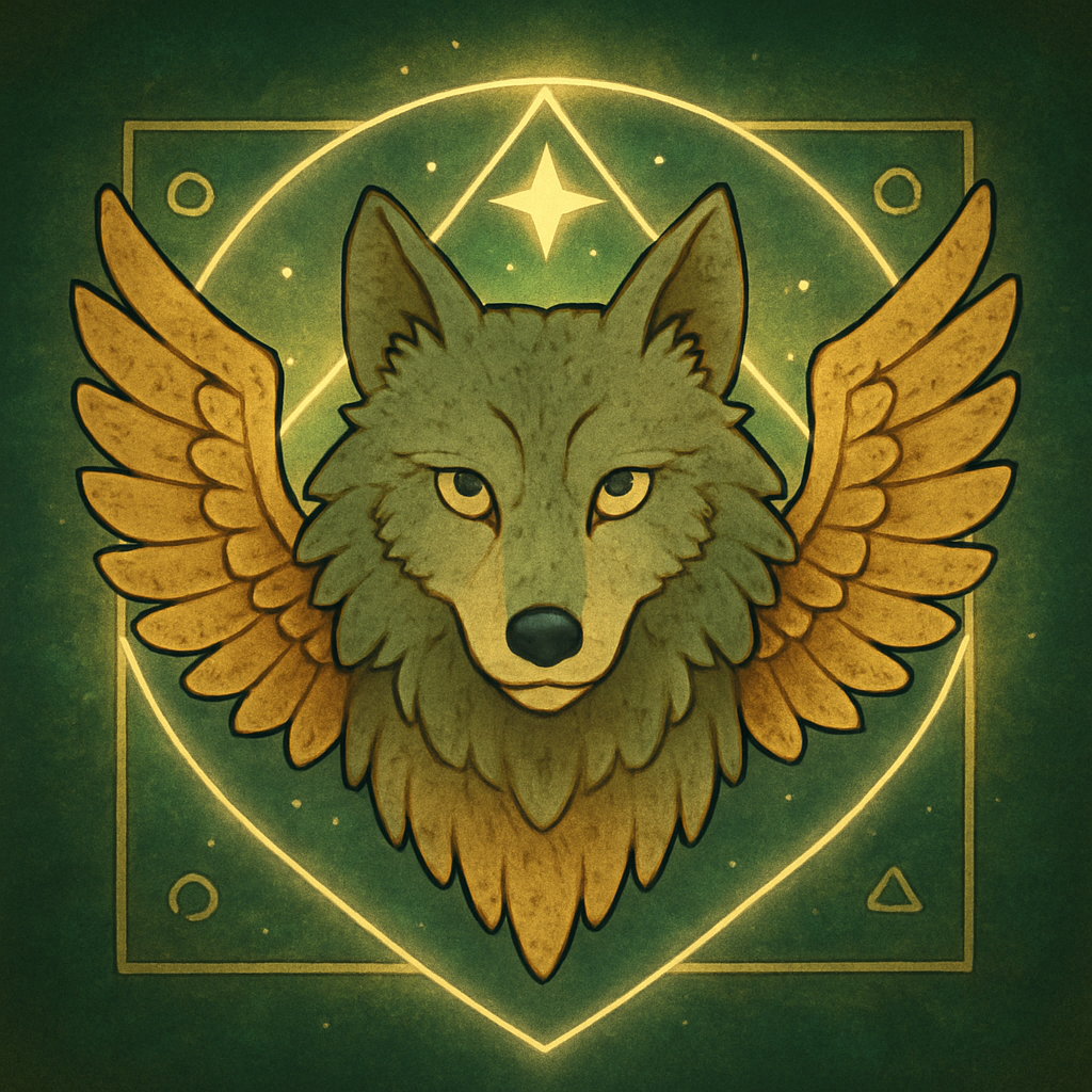 Wolf-Hawk archetype glyph